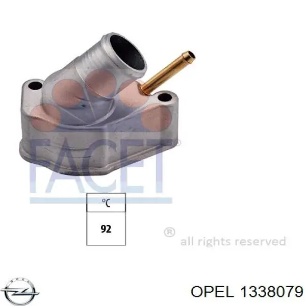 1338079 Opel termostato, refrigerante