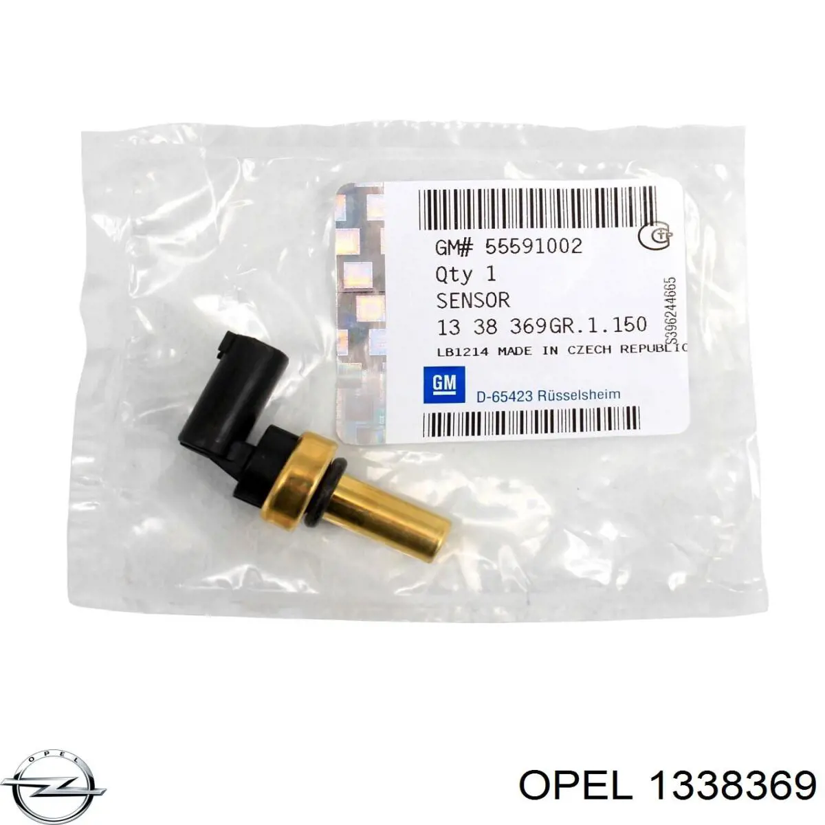 1338369 Opel sensor de temperatura del refrigerante