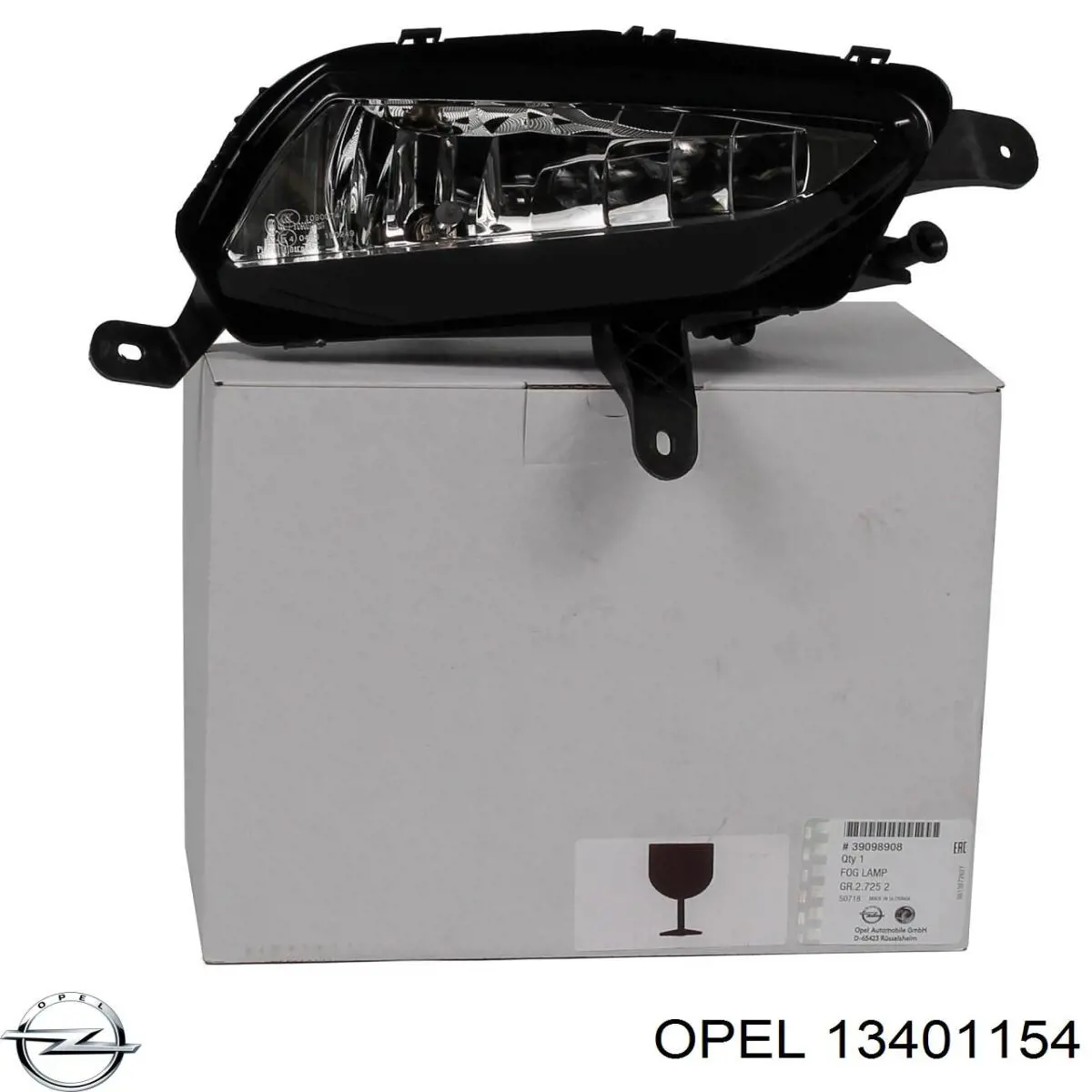 13401154 Opel faro antiniebla derecho