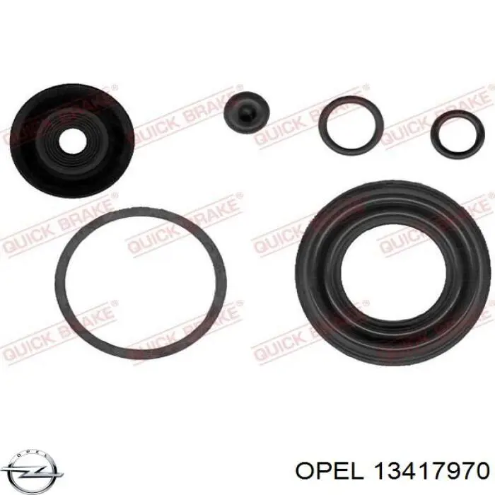 542394 Opel pinza de freno trasero derecho