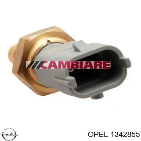 1342855 Opel sensor, temperatura del refrigerante (encendido el ventilador del radiador)