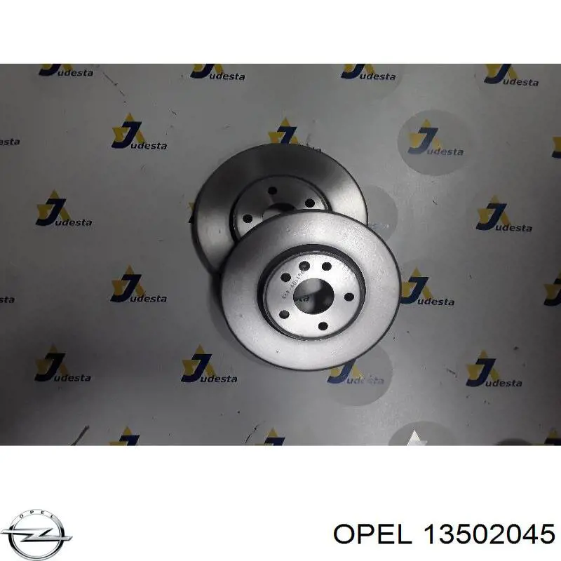 13502045 Opel freno de disco delantero