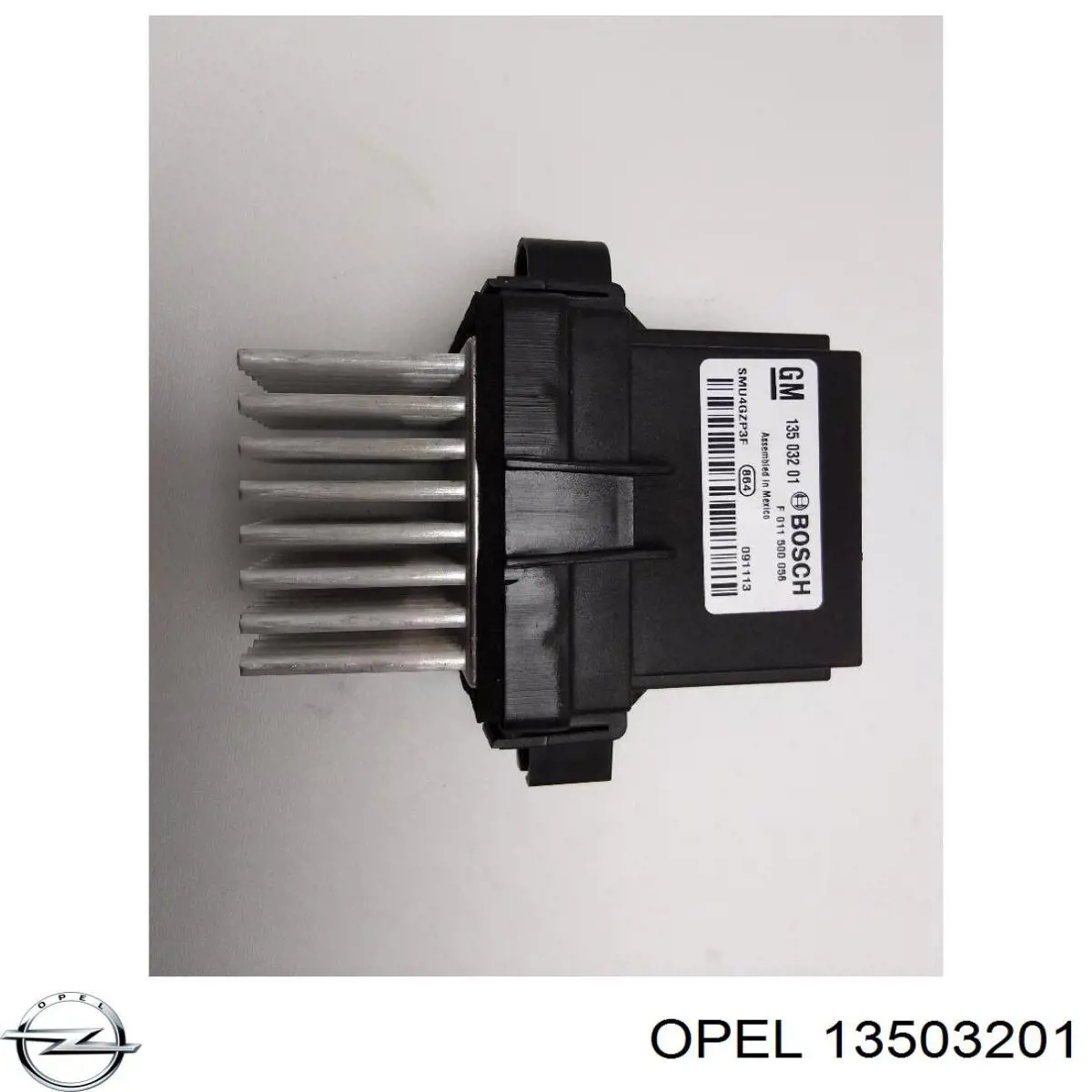 13503201 Opel resitencia, ventilador habitáculo