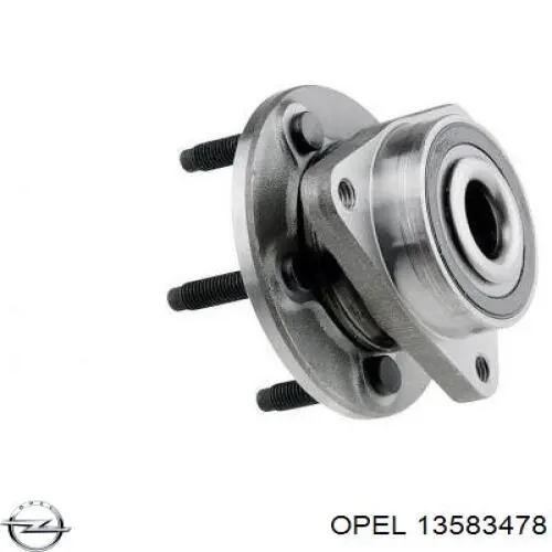 13583478 Opel cubo de rueda delantero