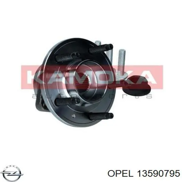 13590795 Opel cubo de rueda delantero