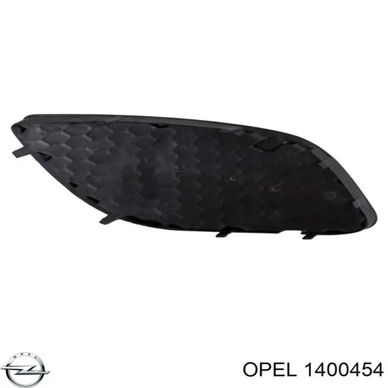 1400454 Opel rejilla de ventilación, parachoques trasero, izquierda