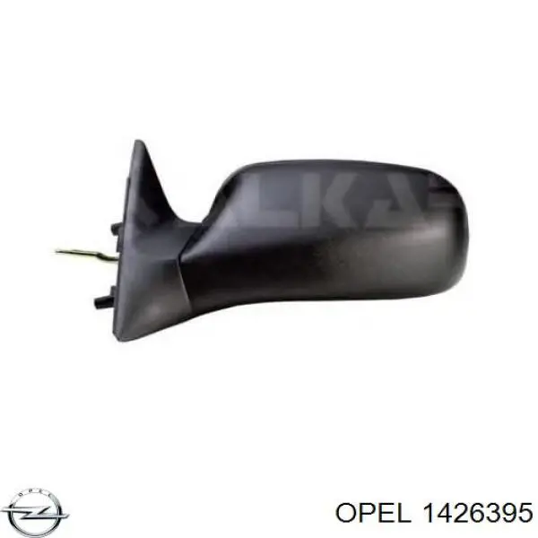 1426395 Opel cristal de espejo retrovisor exterior izquierdo