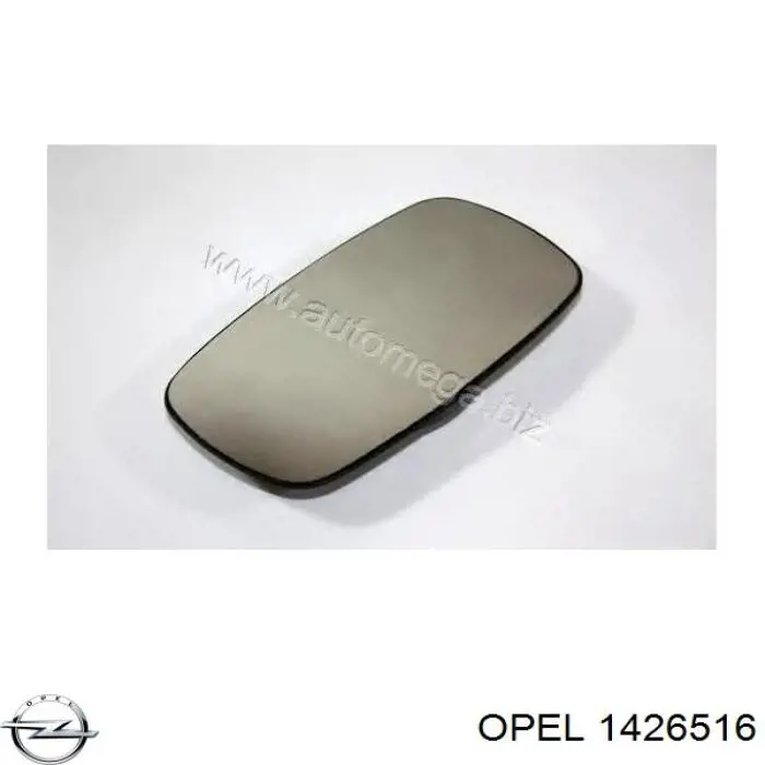 1426516 General Motors cristal de espejo retrovisor exterior derecho