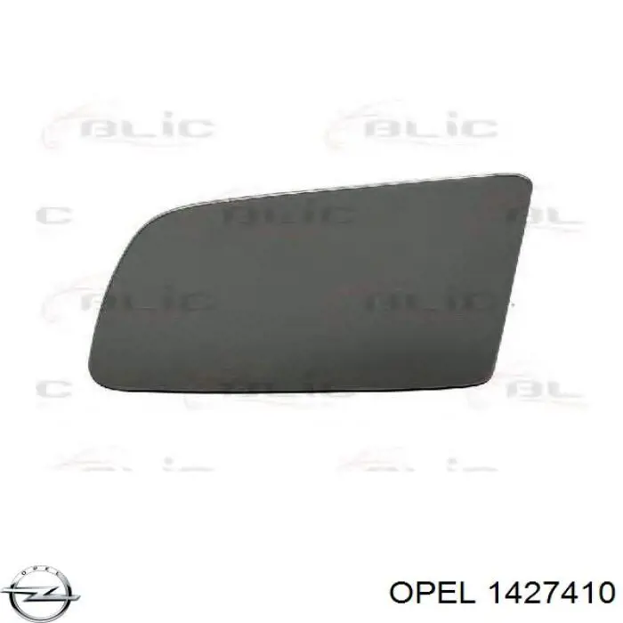 1427410 Opel cristal de espejo retrovisor exterior izquierdo