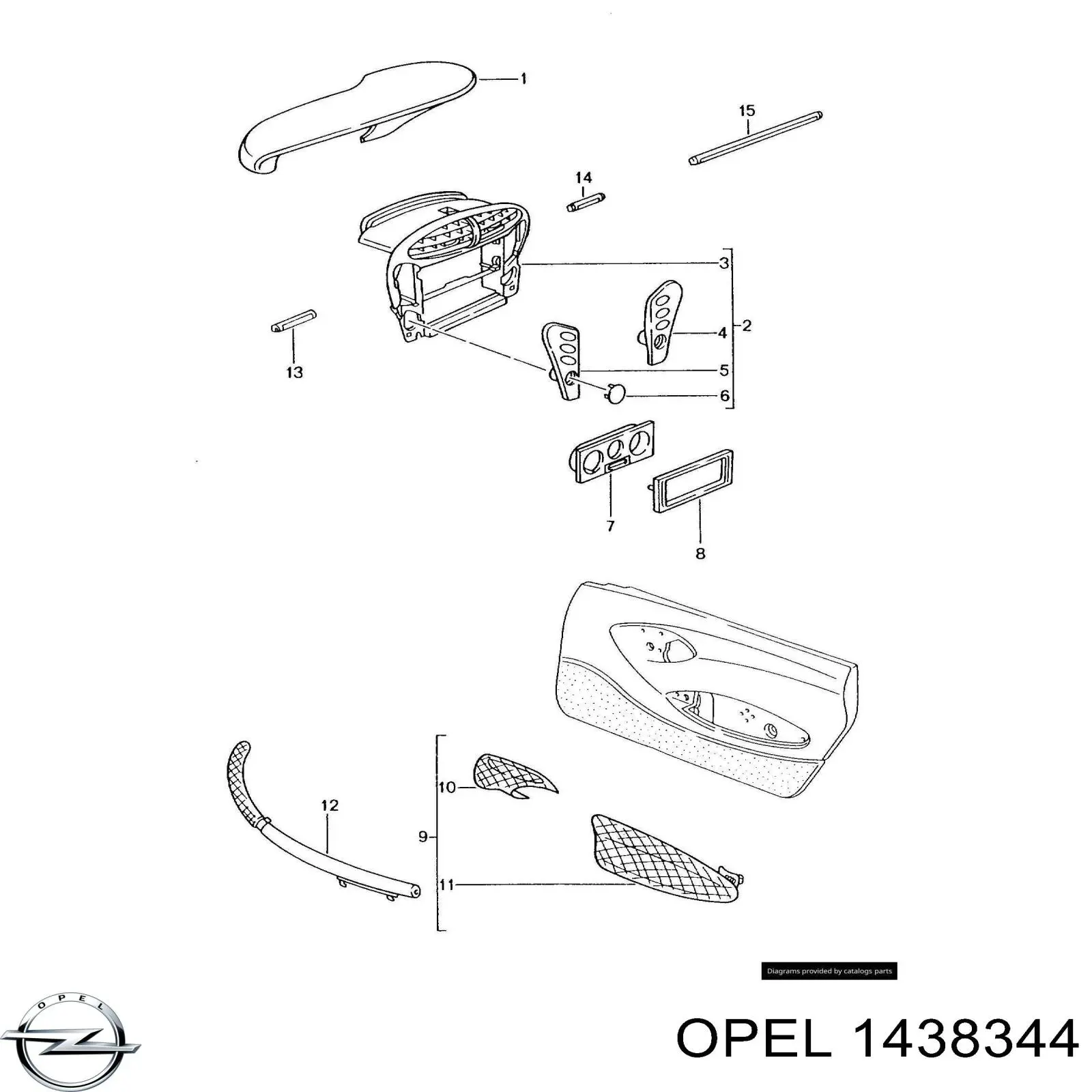 1438344 Opel 