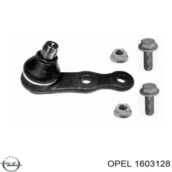 1603128 Opel rótula de suspensión inferior