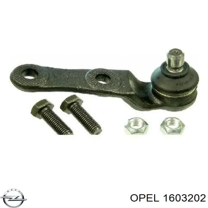 1603202 Opel rótula de suspensión inferior