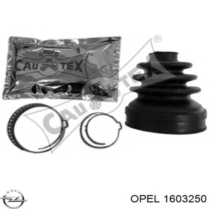 1603250 Opel fuelle, árbol de transmisión delantero interior