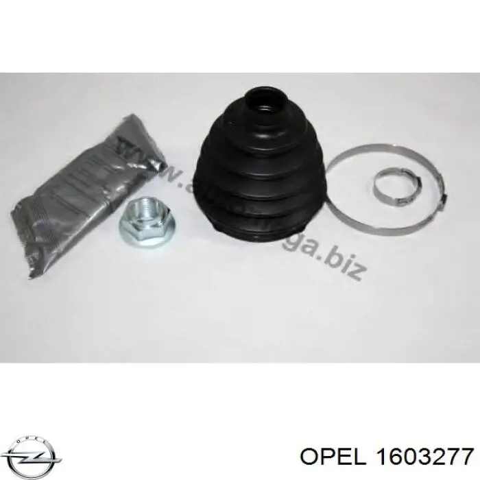 1603277 Opel fuelle, árbol de transmisión delantero exterior