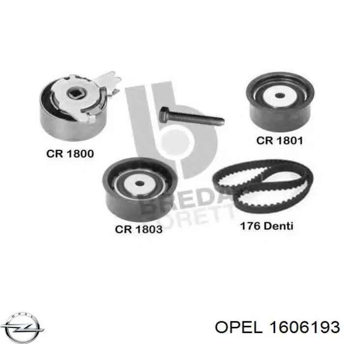 1606193 Opel kit correa de distribución