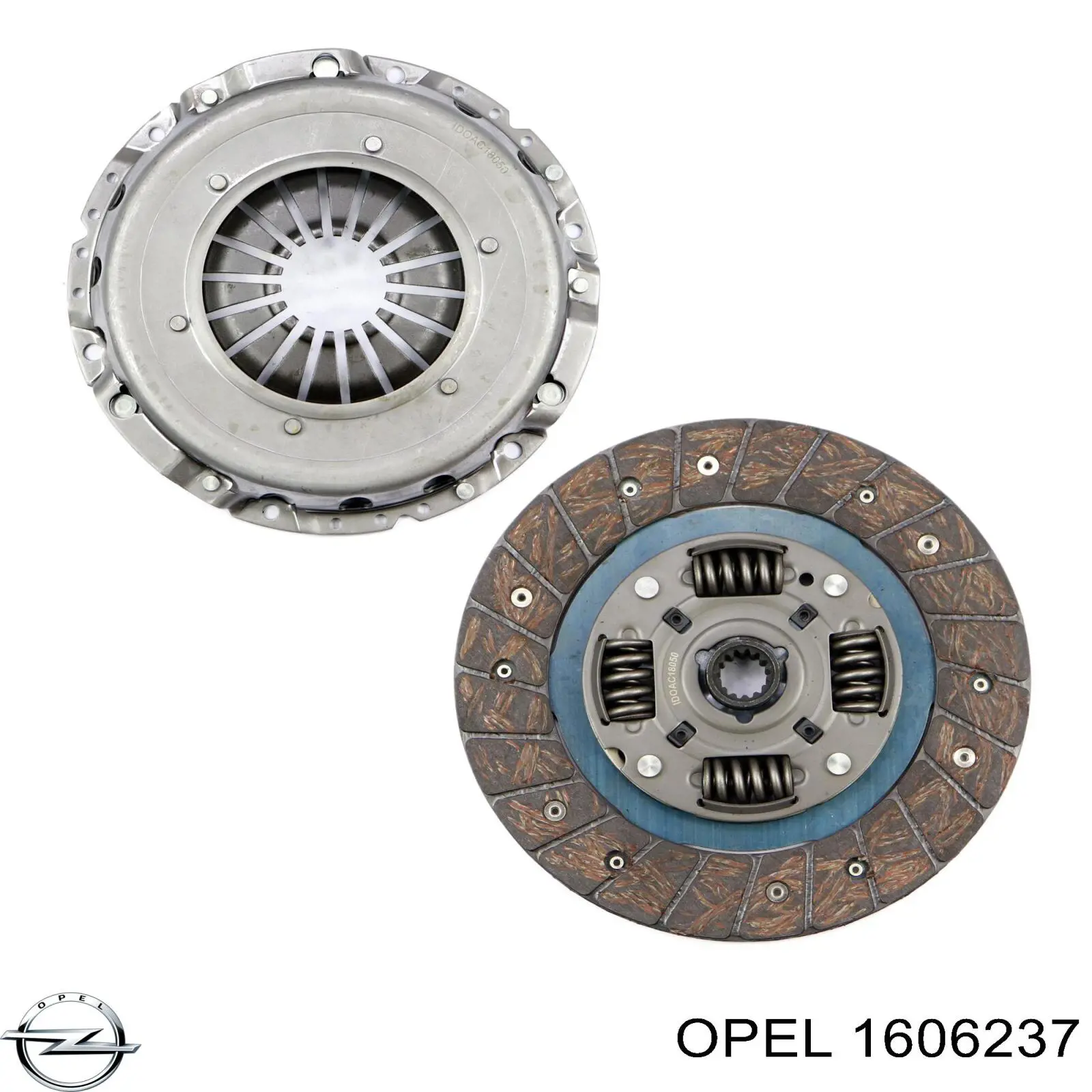 1606237 Opel kit de embrague (3 partes)