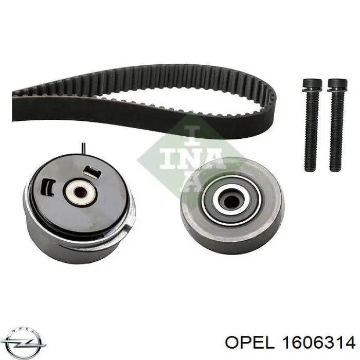 1606314 Opel kit correa de distribución