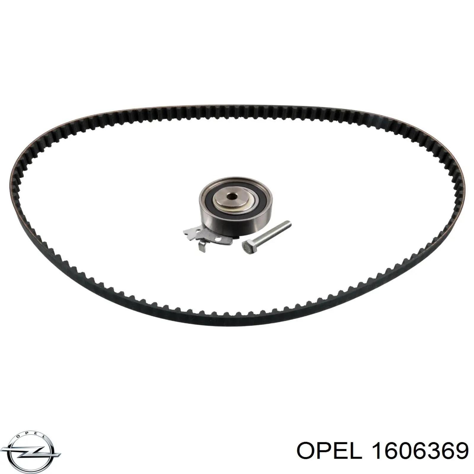 1606369 Opel kit correa de distribución