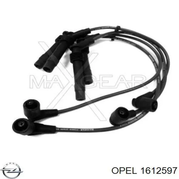 1612597 Opel juego de cables de encendido