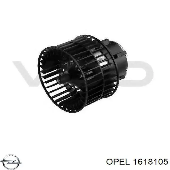 1618105 Opel motor eléctrico, ventilador habitáculo