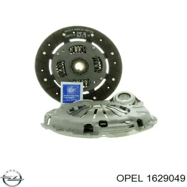 1629049 Opel kit de embrague (3 partes)