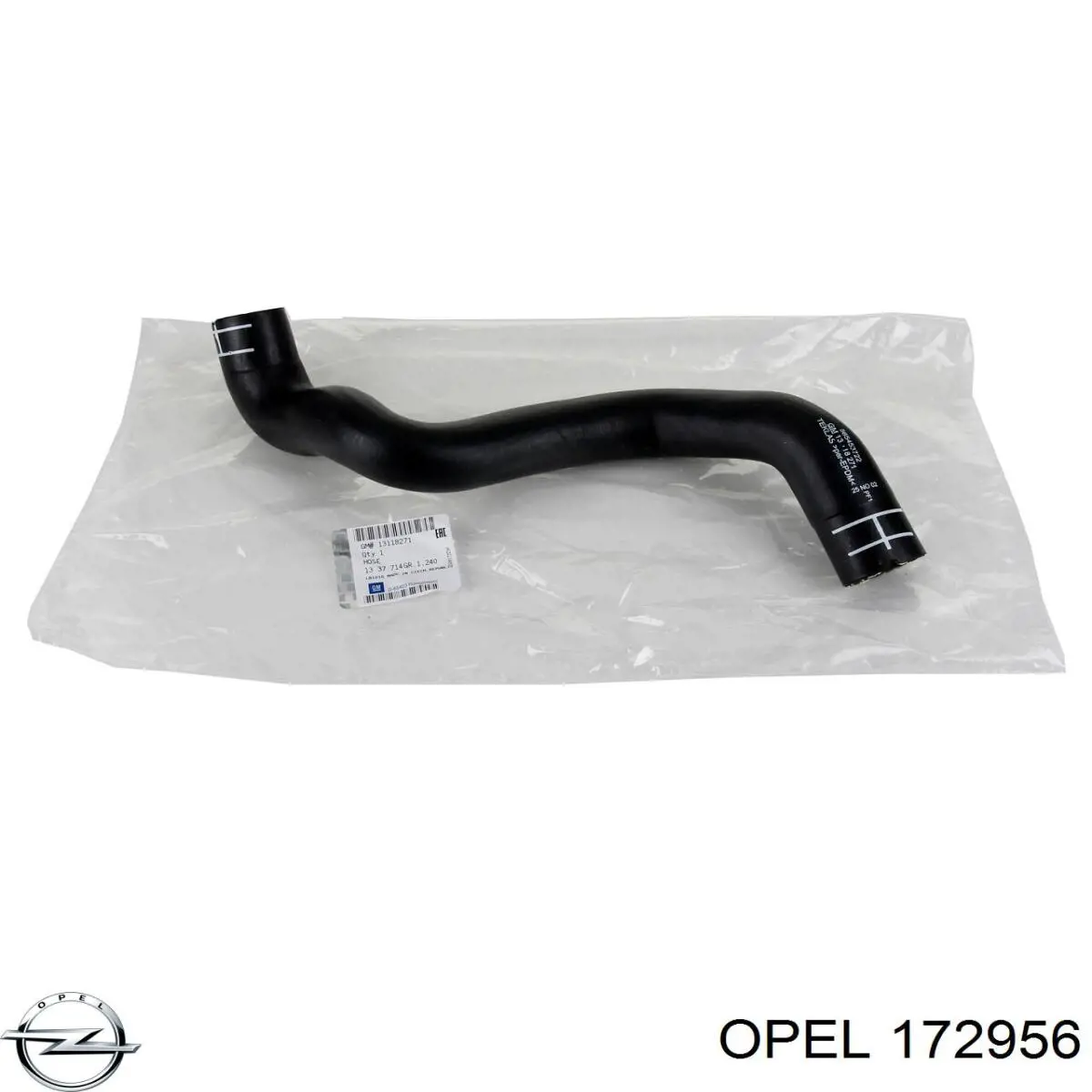 172956 Opel moldura de la puerta delantera derecha