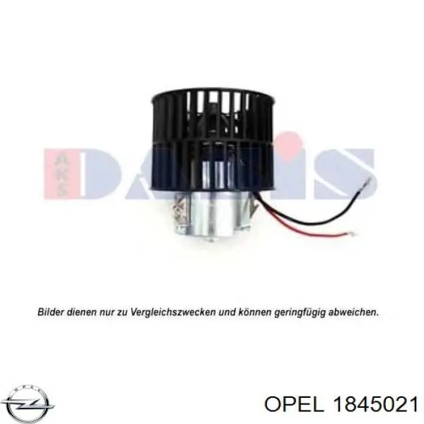 1845021 Opel motor eléctrico, ventilador habitáculo