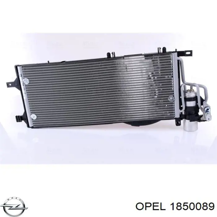 1850089 Opel condensador aire acondicionado