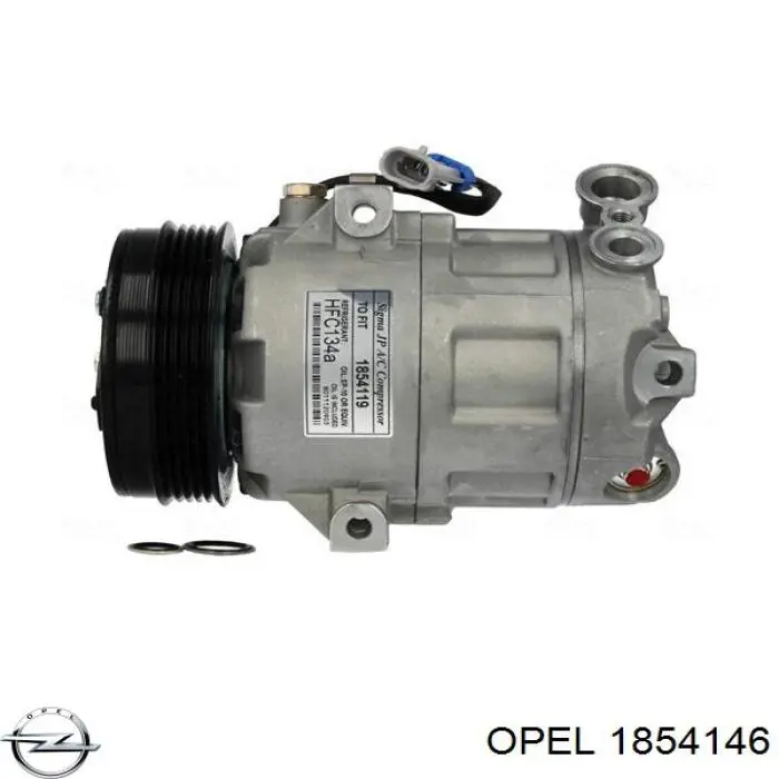 1854146 Opel compresor de aire acondicionado