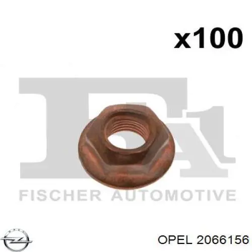 2066156 Opel tuerca, colector de escape