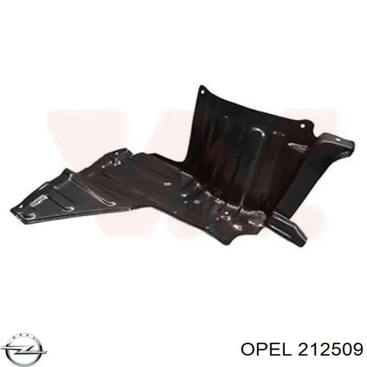 212509 Opel protección motor /empotramiento