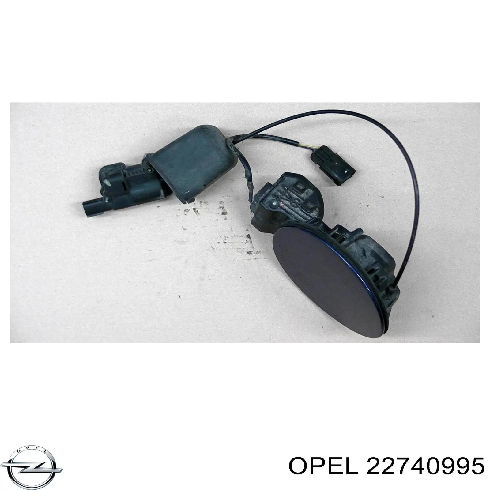 22740995 Opel amortiguador delantero izquierdo