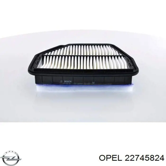 22745824 Opel filtro de aire