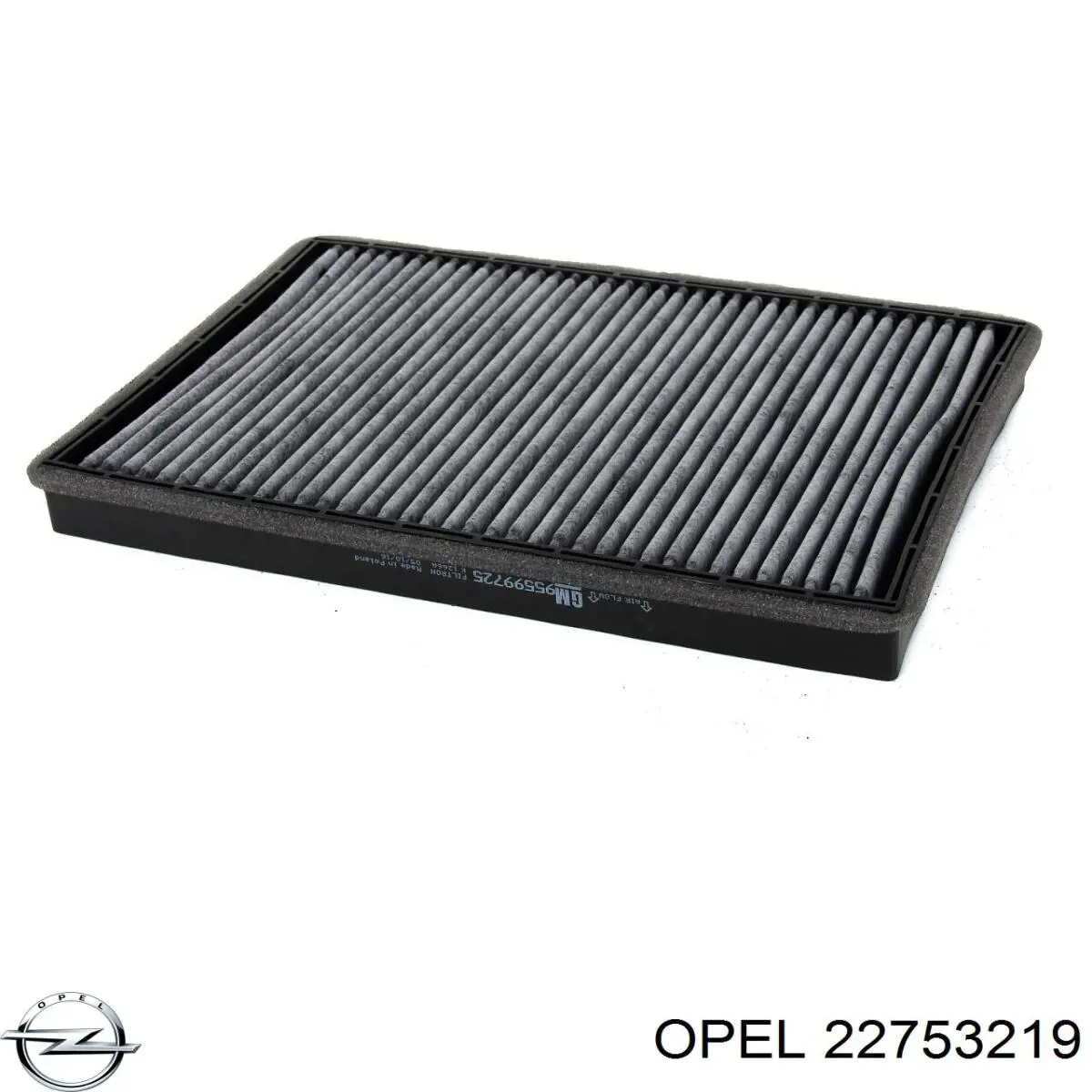 22753219 Opel filtro de habitáculo