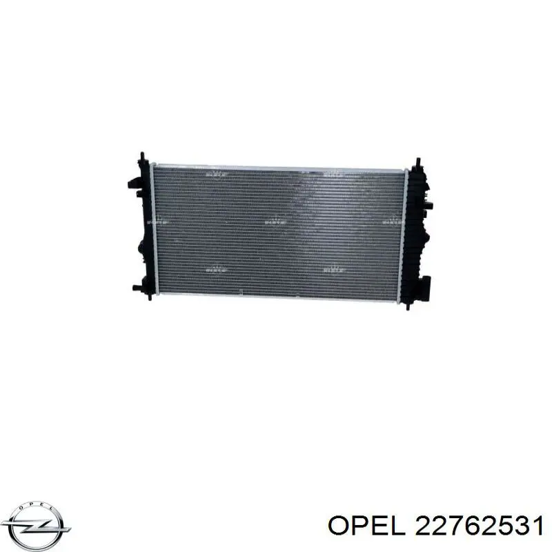 22762531 Opel radiador refrigeración del motor