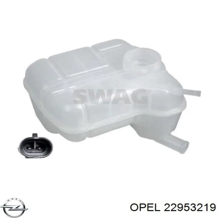 22953219 Opel botella de refrigeración