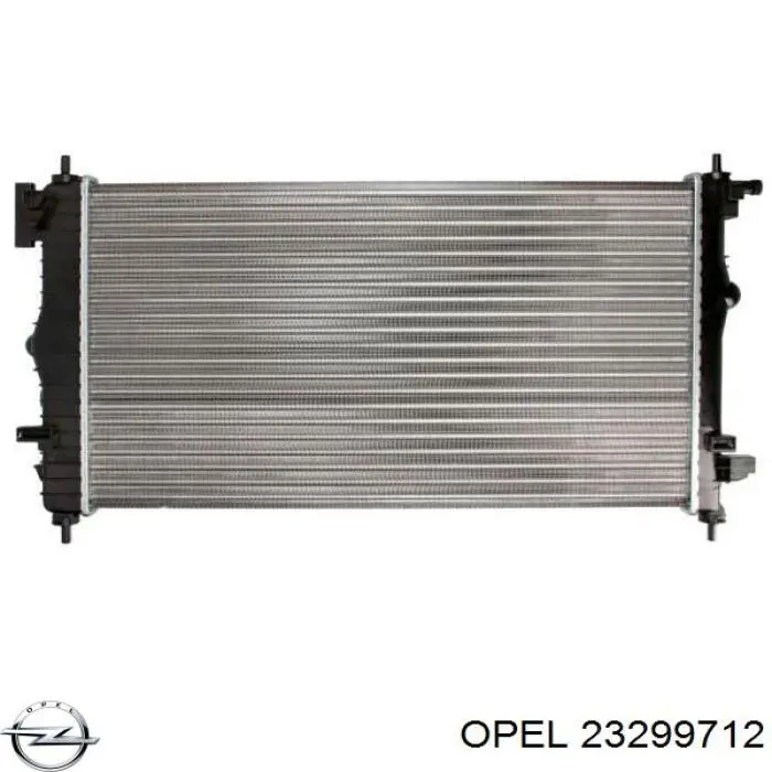 23299712 Opel radiador refrigeración del motor