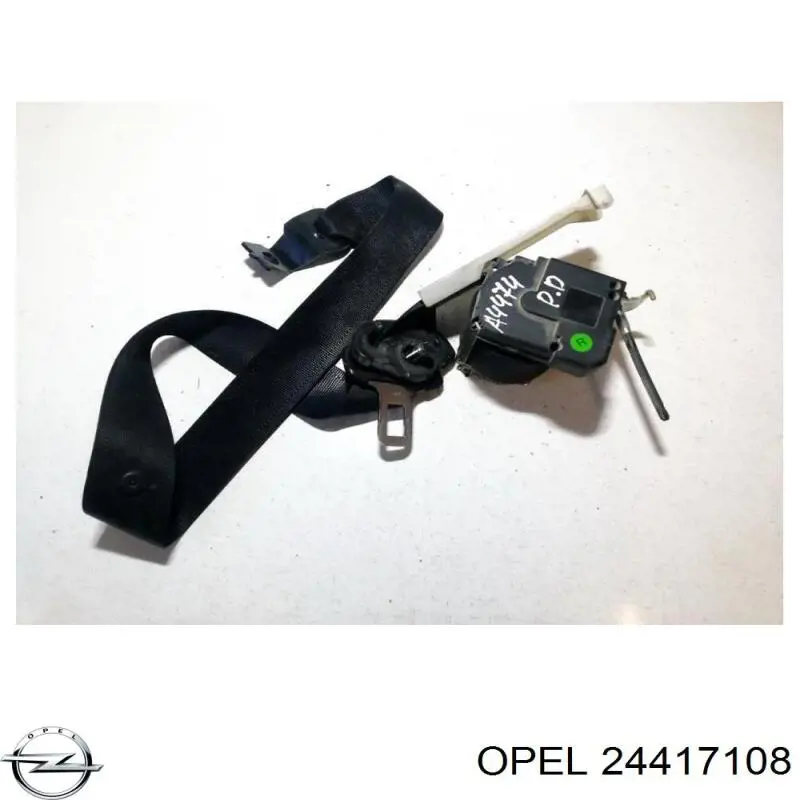  Cinturón de seguridad delantero derecho para Opel Zafira F75