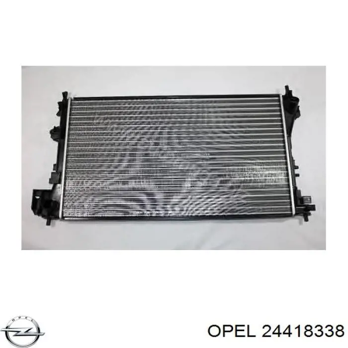 24418338 Opel radiador refrigeración del motor