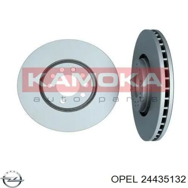 24435132 Opel freno de disco delantero