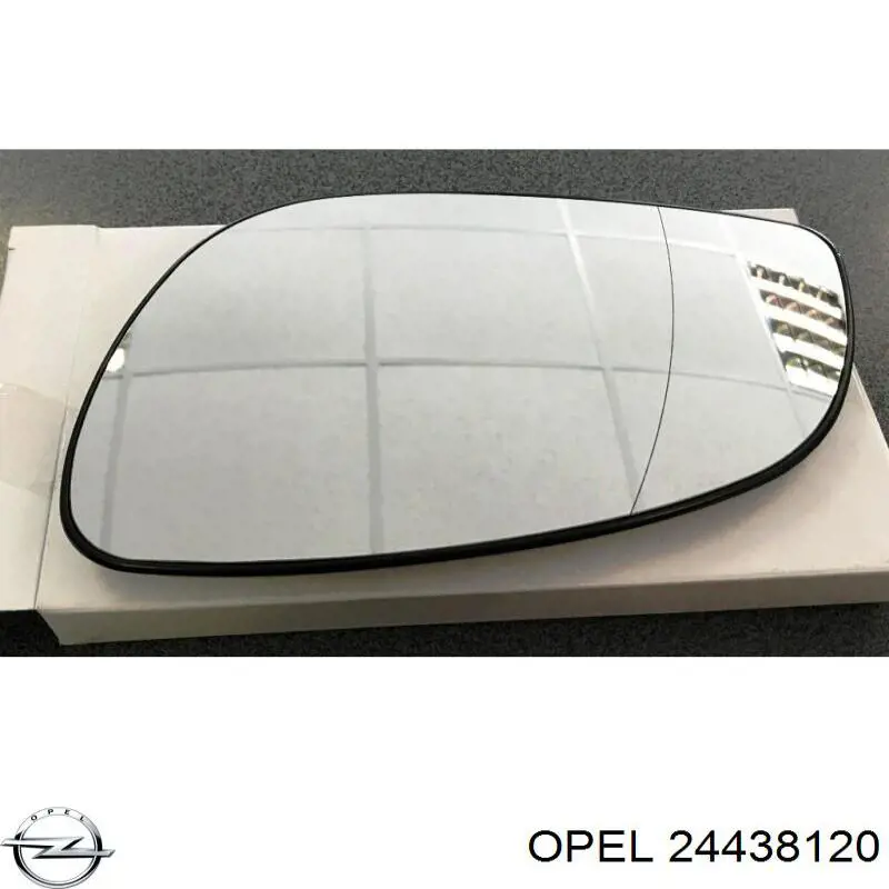 24438120 Opel cristal de espejo retrovisor exterior izquierdo