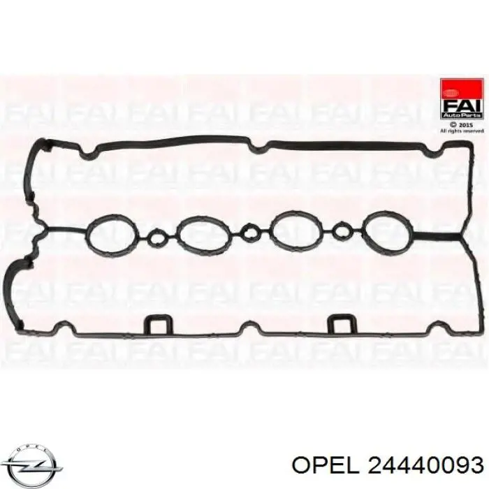 24440093 Opel junta de la tapa de válvulas del motor