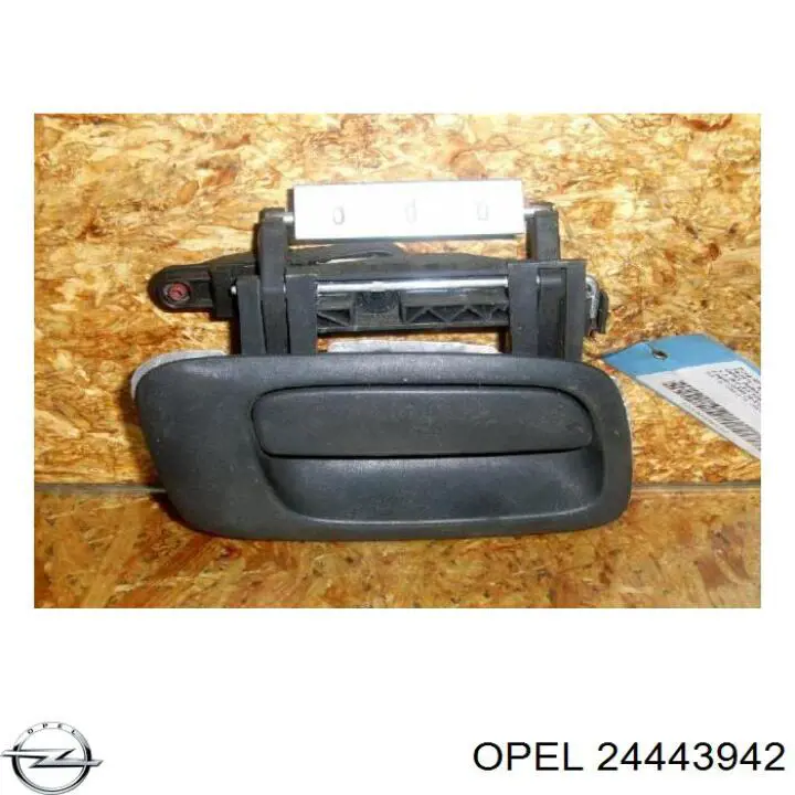 24443942 Opel tirador de puerta exterior delantero izquierda