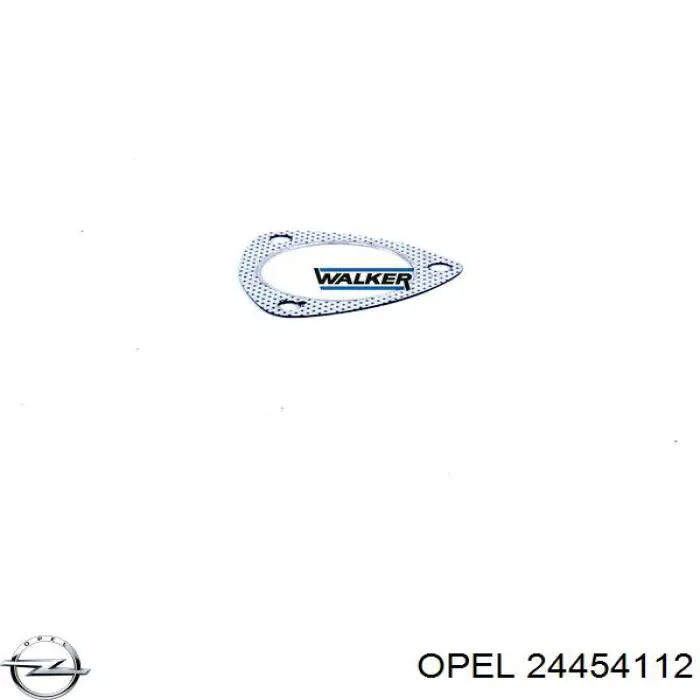 24454112 Opel junta de tubo de escape silenciador