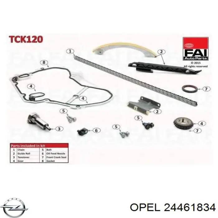 24461834 Opel cadena de distribución