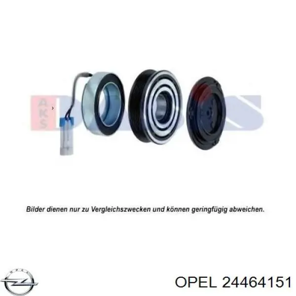 24464151 Opel compresor de aire acondicionado