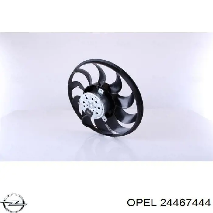 24467444 Opel rodete ventilador, refrigeración de motor