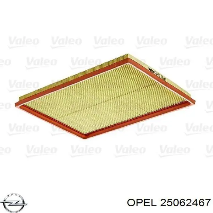 25062467 Opel filtro de aire