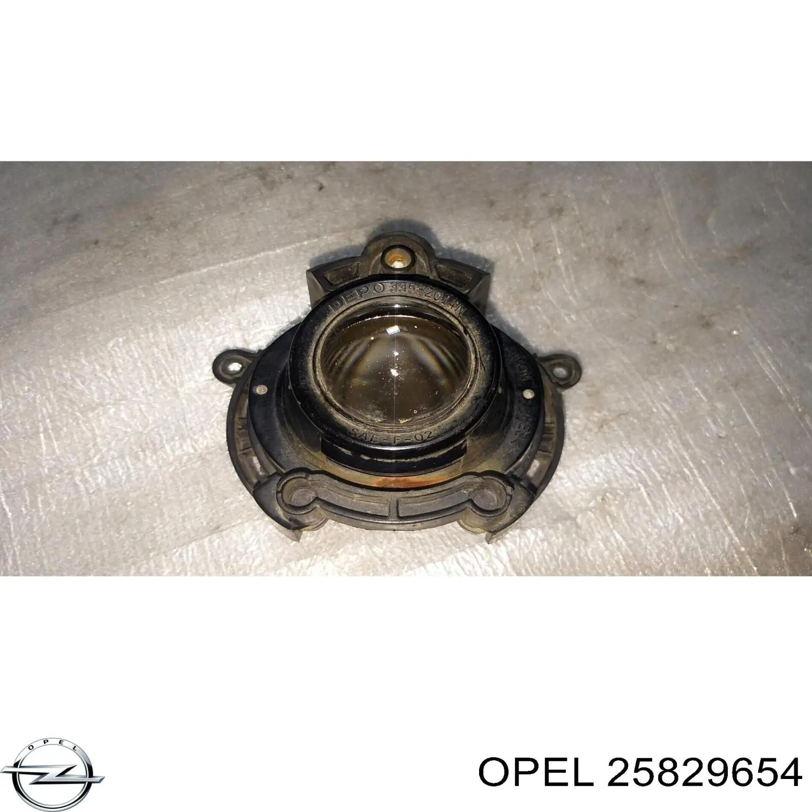 25829654 Opel faro antiniebla izquierdo / derecho