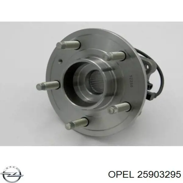 25903295 Opel cubo de rueda trasero